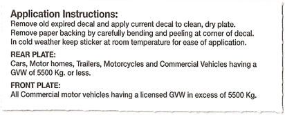 2009 Decal Application Instructions