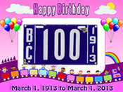 A Century of British Columbia License Plates: March 1, 1913 to March 1, 2013!