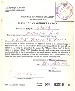 Pierre Delacote Collection - Class 'C' Licence (1951)