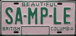 1979 Commercial Sample License Plate