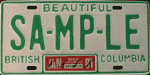 1981 Commercial Sample License Plate