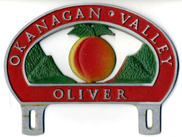 Okanagan Valley - Oliver (License Plate Topper)